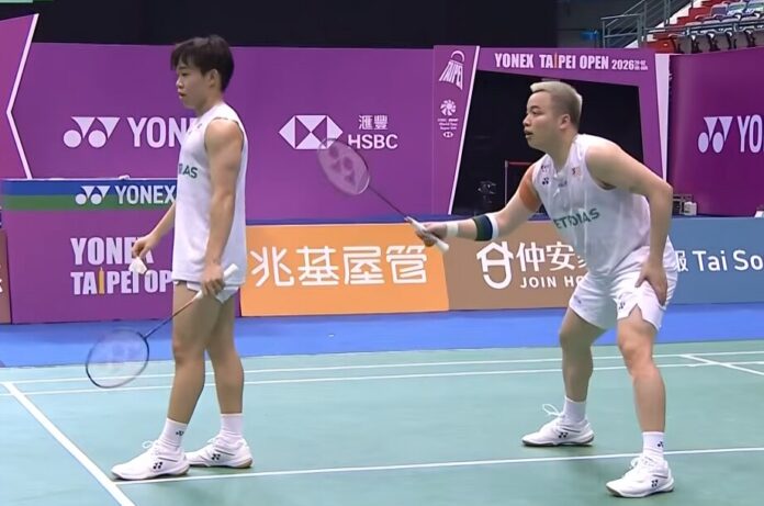 Aaron Chia and Aaron Tai reach the Taipei Open men’s doubles final in only their second tournament as a partnership. (Photo: BWF) Aaron Chia and Aaron Tai reach the Taipei Open men’s doubles final in only their second tournament as a partnership. (Photo: BWF)