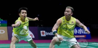 Aaron Chia and Soh Wooi Yik face another tough challenge in the 2026 BWF World Championships final against China’s Liang Wei Keng and Wang Chang. (Photo: AFP)