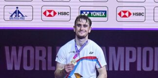 Congratulations to Alex Lanier on making history as the first French men’s singles player to win the BWF World Championships title. (Photo: AFP)