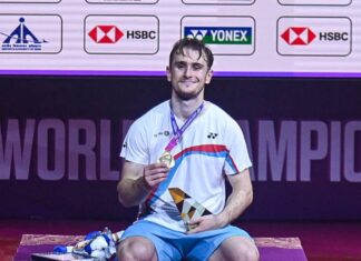 Congratulations to Alex Lanier on making history as the first French men’s singles player to win the BWF World Championships title. (Photo: AFP)