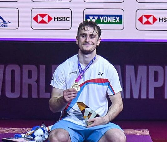 Congratulations to Alex Lanier on making history as the first French men’s singles player to win the BWF World Championships title. (Photo: AFP)