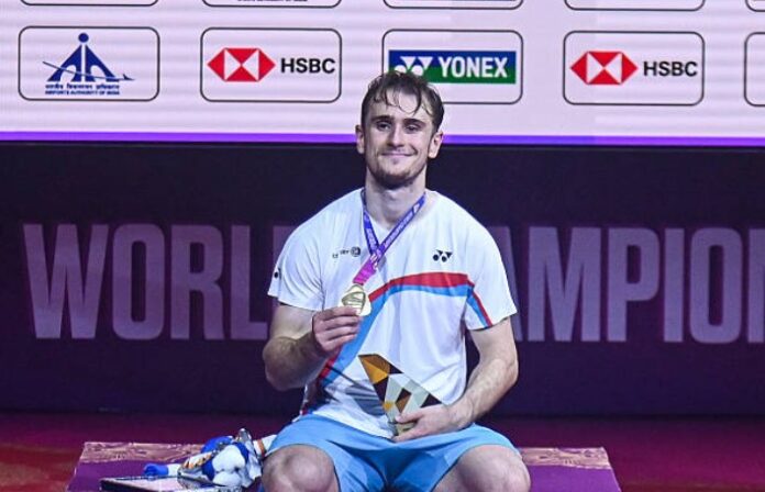 Congratulations to Alex Lanier on making history as the first French men’s singles player to win the BWF World Championships title. (Photo: AFP)