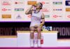 An Se Young wins her second BWF World Championships women’s singles title in New Delhi after defeating Akane Yamaguchi in Sunday’s final. (Photo: AFP)