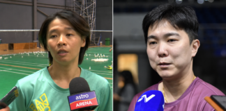 Wong Pei Tty and Teo Kok Siang (R) will return to the Badminton Association of Malaysia coaching setup on September 1, strengthening Malaysia’s mixed and women’s doubles programs. (Photo: Bernama)