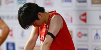 Wang Zhi Yi was defeated by An Se Young in the women’s singles semifinals at the 2026 BWF World Championships in New Delhi. (Photo: AFP)