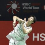 Eogene Ewe Stuns Lee Zii Jia at Korea Masters Eogene Ewe competes against fellow Malaysian Lee Zii Jia during their opening-round match at the 2026 Korea Masters badminton tournament. (Photo: Bernama)