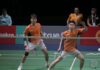 Man Wei Chong and Soh Wooi Yik advance to the men’s doubles semifinals at the 2026 Korea Masters badminton tournament. (Photo: Bernama)