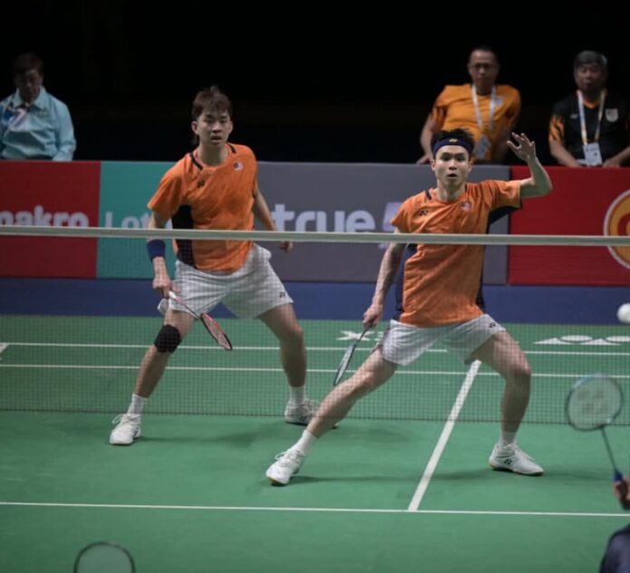 Man Wei Chong and Soh Wooi Yik advance to the men’s doubles semifinals at the 2026 Korea Masters badminton tournament. (Photo: Bernama) Man Wei Chong and Soh Wooi Yik advance to the men’s doubles semifinals at the 2026 Korea Masters badminton tournament. (Photo: Bernama)