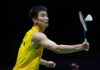 Li Shifeng and mixed doubles world champions Thom Gicquel and Delphine Delrue were among the major first-round casualties at the 2026 China Masters in Shenzhen. (Photo: AFP)
