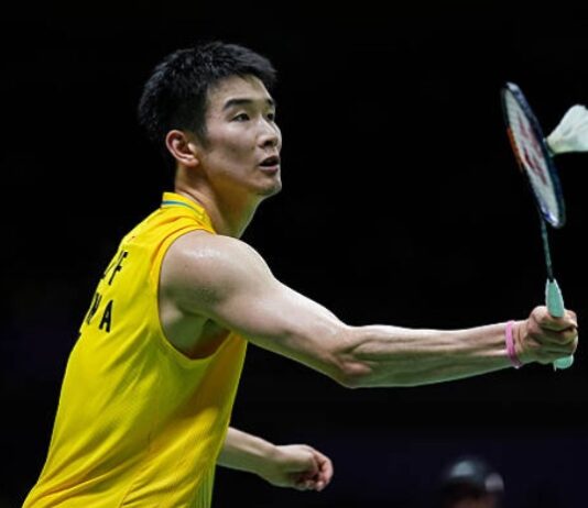 Li Shifeng and mixed doubles world champions Thom Gicquel and Delphine Delrue were among the major first-round casualties at the 2026 China Masters in Shenzhen. (Photo: AFP)