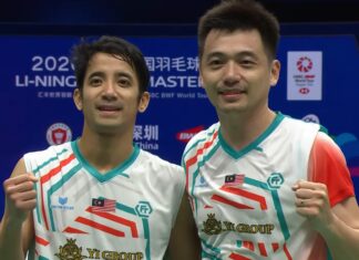 Nur Azriyn Ayub and Tan Wee Kiong created an upset to reach the semifinals of the 2026 China Masters in Shenzhen. (Photo: BWF)