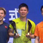 Jason Gunawan, Lee Cheuk Yiu Make Hong Kong History Under Wong Choong Hann at China Masters Wong Choong Hann (center) celebrates with his protégés Jason Gunawan (right) and Lee Cheuk Yiu after they created Hong Kong’s first all-Hong Kong men’s singles final of the BWF World Tour era, with Gunawan going on to become the first Hong Kong player to win a Super 750 title.
