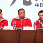 Wang Wei (left), Zhang Jun (center), and Xia Xuanze (right), three former top officials of the Chinese Badminton Association, are currently under serious investigation, a shocking development for badminton fans across China. (Photo: AFP)