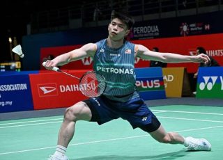 Leong Jun Hao will represent Malaysia in men’s singles at the 2026 Aichi-Nagoya Asian Games in Japan. (Photo: AFP)