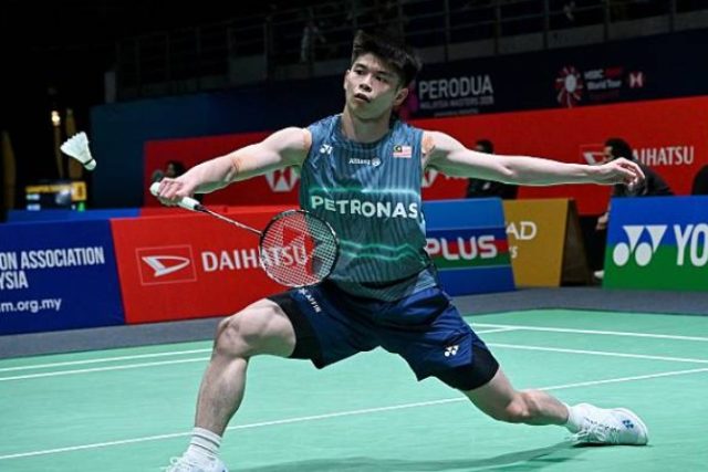 Leong Jun Hao will represent Malaysia in men’s singles at the 2026 Aichi-Nagoya Asian Games in Japan. (Photo: AFP)