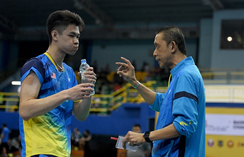 Misbun Sidek, who coached Lee Zii Jia during his junior years, says he is willing to offer advice to help the former All England champion rediscover his best badminton form. (Photo: Bernama)