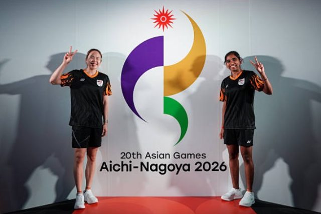 Pearly Tan and Thinaah Muralitharan lead Malaysia’s women’s badminton team at the 2026 Aichi-Nagoya Asian Games in Japan. (Photo: AFP)