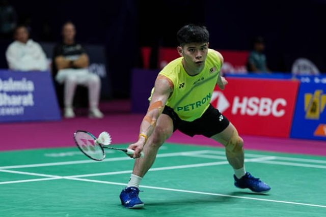 Malaysia’s Leong Jun Hao silenced his doubters with a stunning 20-22, 21-12, 21-17 victory over Indonesia’s world No. 1 Jonatan Christie in the 2026 Aichi-Nagoya Asian Games men’s team quarterfinal. (Photo: AFP)