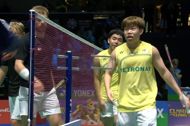 Malaysia’s Aaron Tai and Yap Roy King defeated Denmark’s Christian Faust Kjaer and Rasmus Kjaer 21-14, 21-16 to reach the men’s doubles final at the 2026 Arctic Open. (Photo: BWF)