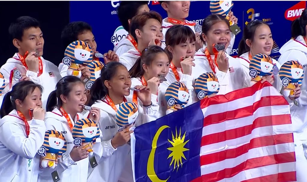 Malaysia wins silver in the BWF World Junior Team Championships 2026 after pushing defending champion China to three sets in the final in Cairo, Egypt. (Photo: BWF)