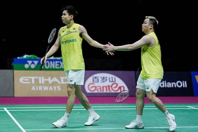Malaysia’s Aaron Chia and Soh Wooi Yik defeat Japan’s Takuro Hoki and Yugo Kobayashi in three games to reach the 2026 Denmark Open men’s doubles round of 16. (Photo: AFP)