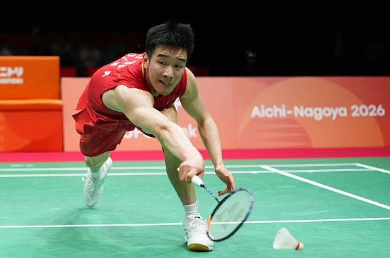 Li Shifeng will lead China’s men’s singles challenge at the 2026 Kumamoto Masters Japan, while several young Chinese badminton players must qualify for the main draw. (Photo: AFP)