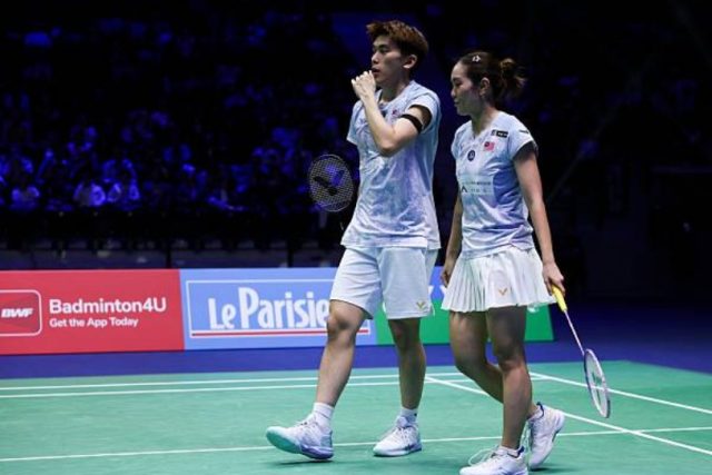 Malaysia's Hoo Pang Ron and Lai Pei Jing advance to the second round of the 2026 HYLO Open after defeating the Netherlands' Joep Strooper and Sterre Bang 21-13, 21-13. (Photo: AFP)