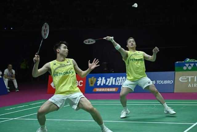Aaron Chia and Soh Wooi Yik reunite as a regular men’s doubles partnership at the 2026 Denmark Open, where they will face 2021 world champions Takuro Hoki and Yugo Kobayashi. (Photo: AFP)