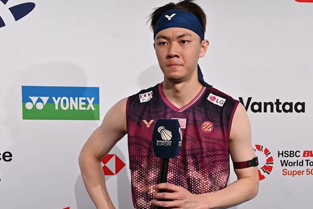 Lee Zii Jia reached the second round of the Arctic Open 2026 after defeating China’s Dong Tian Yao, while Aaron Tai and Yap Roy King also advanced in men’s doubles. (Photo: Badminton Europe)
