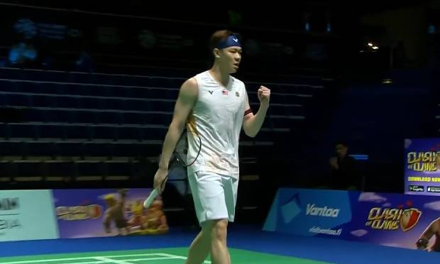 Malaysia’s Lee Zii Jia defeated Chinese Taipei’s Su Li Yang 21-17, 21-12 to reach the 2026 Arctic Open quarterfinal, where he will face France’s Christo Popov. （Photo: BWF)